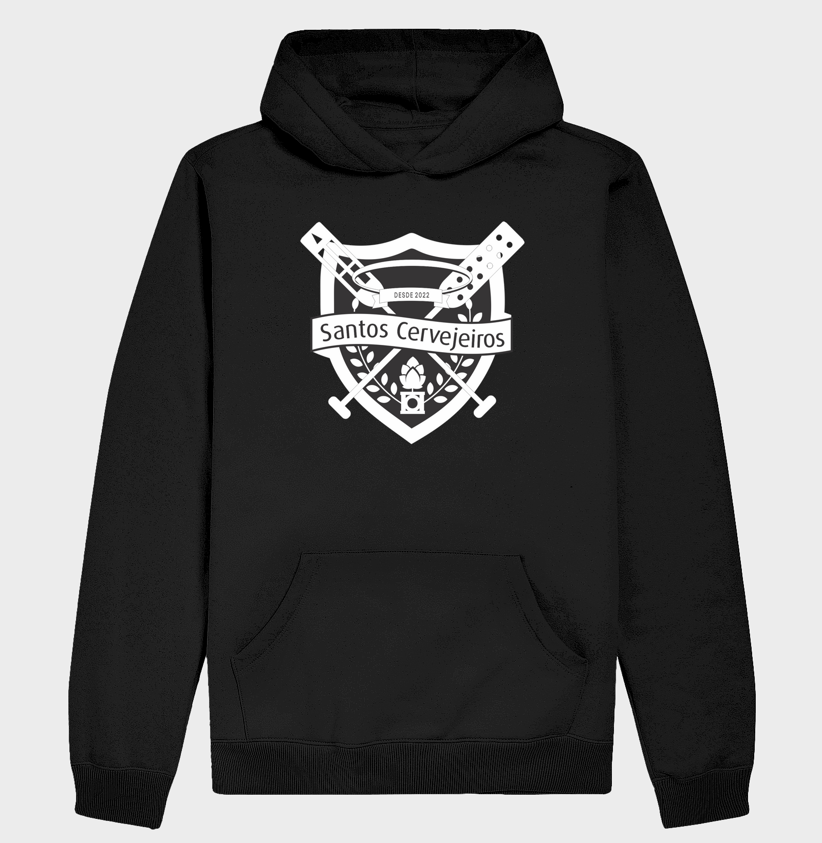 Moletom Hoodie Logo Preto