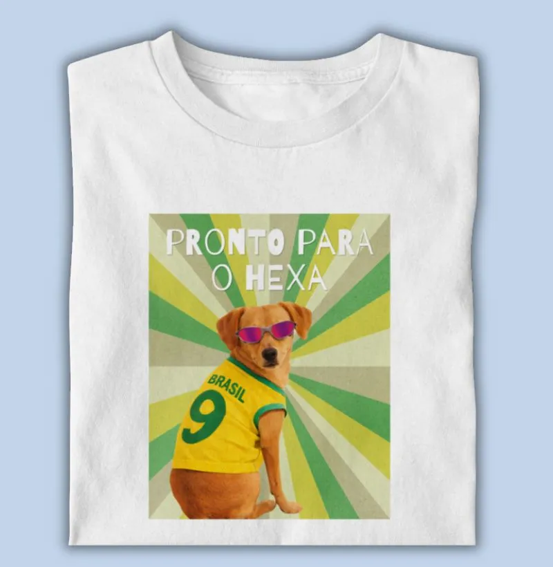 pronto para o hexa - caramelo