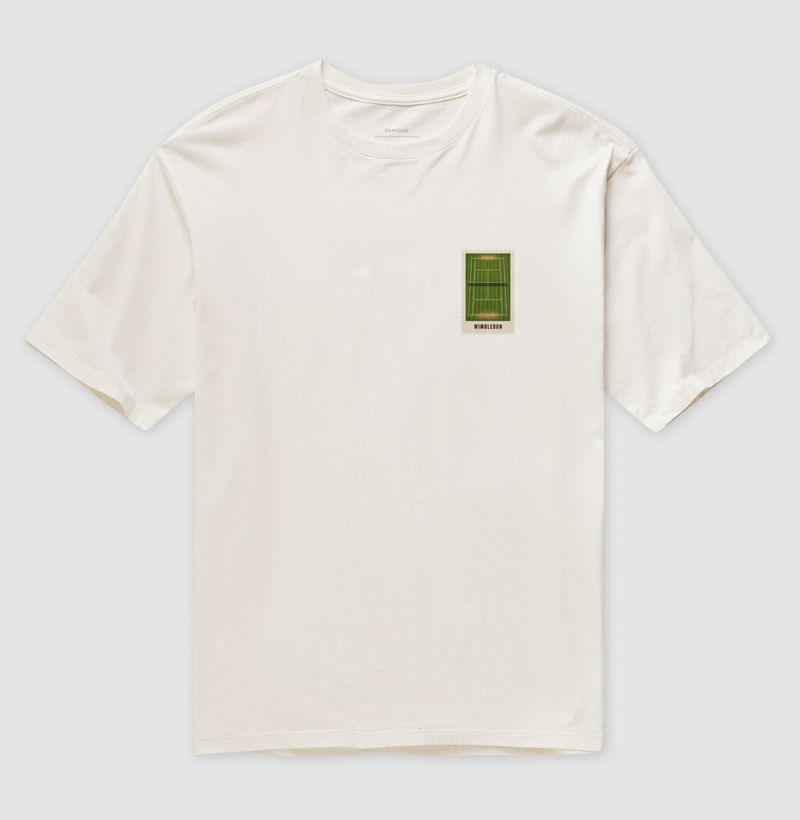 Camiseta Oversized Selo Wimbledon (unissex) - Camiseta Oversized