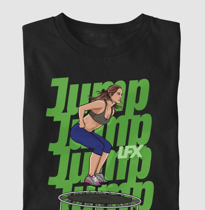 Mulher fazendo Jump V01