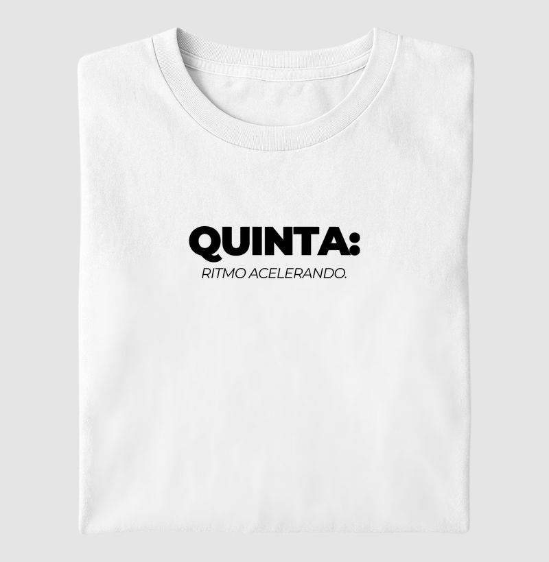 Quinta: Ritmo acelerando.