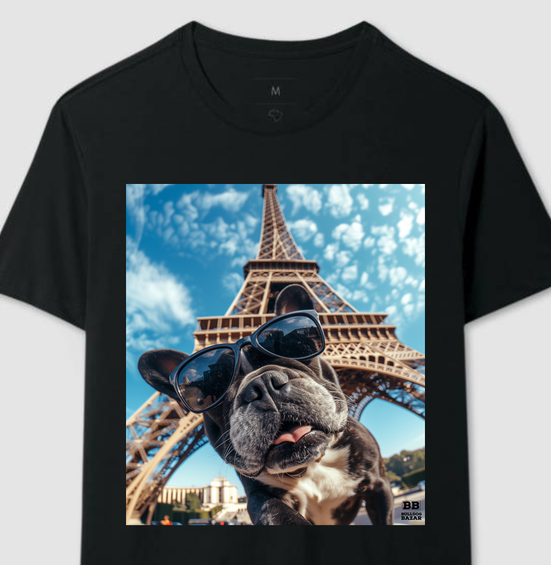 Camiseta Bulldog Francês "Selfie 3"