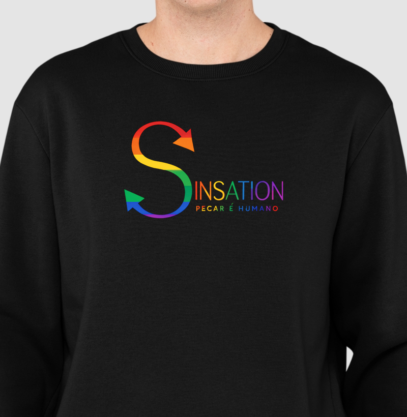 Suéter Moletom - Orgulho - Logo Pride