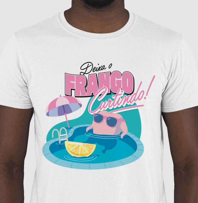 Camiseta Frango Curtindo