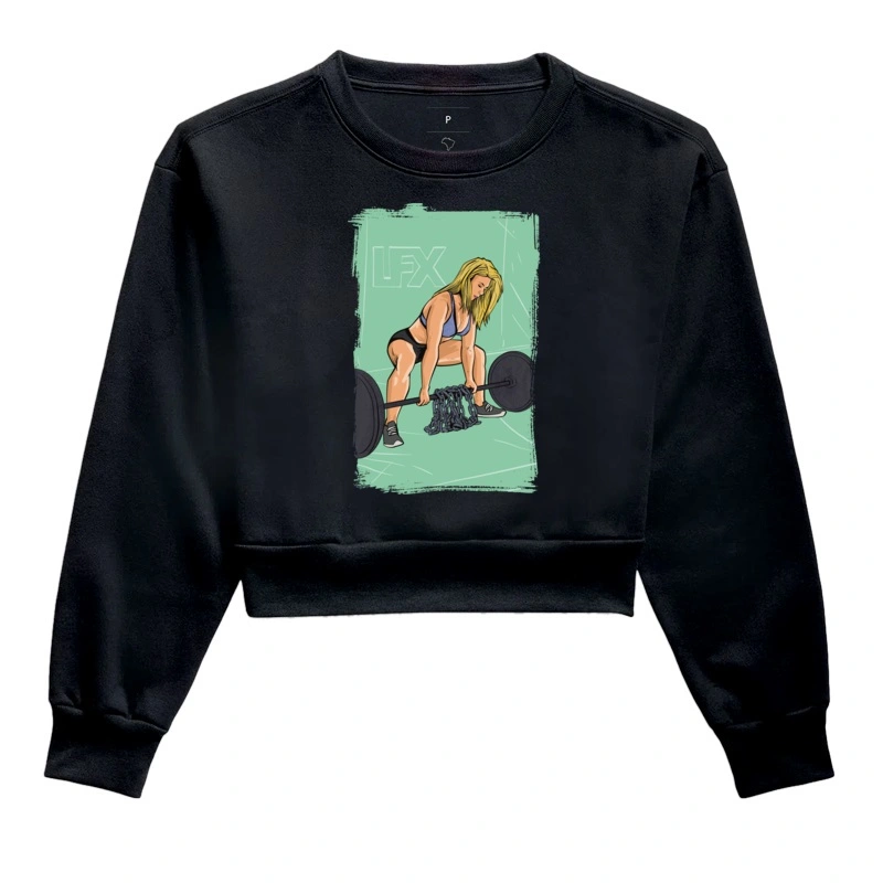 Mulher fazendo Deadlift V02