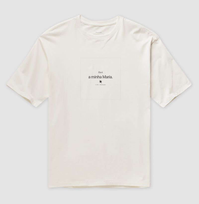 Camiseta Ela É a Minha Maria | Presente Namorada Católica | Dia dos Namorados Religioso
