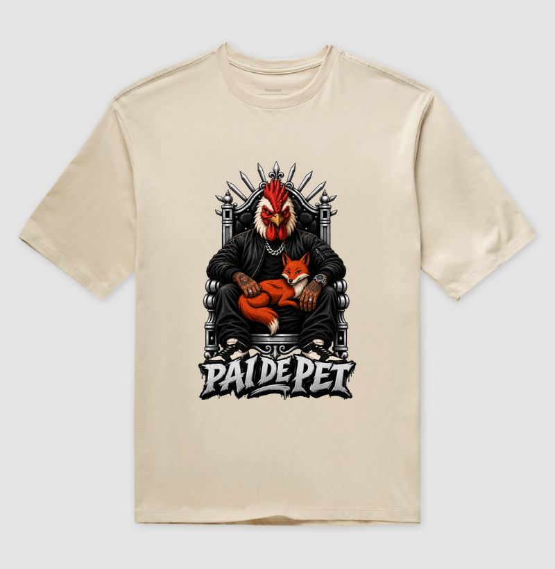 Pai de Pet - Camiseta Oversized