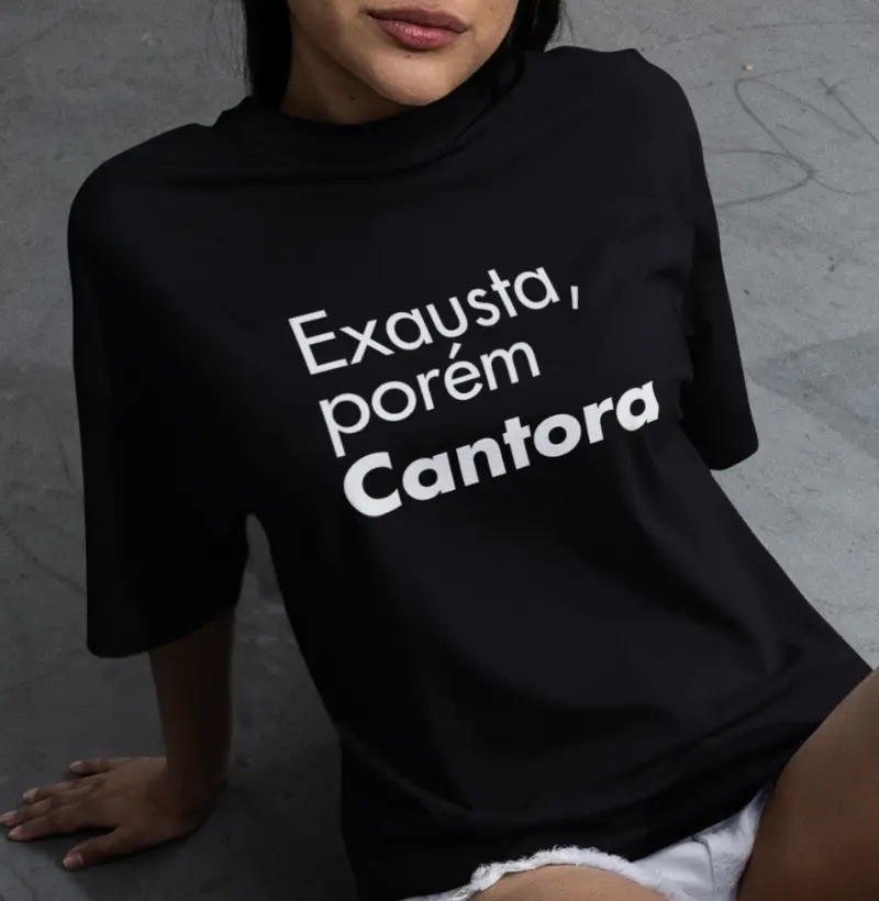 Exausta, porém Cantora