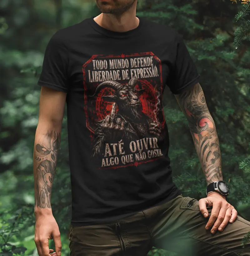 Até ouvir algo que não gosta.