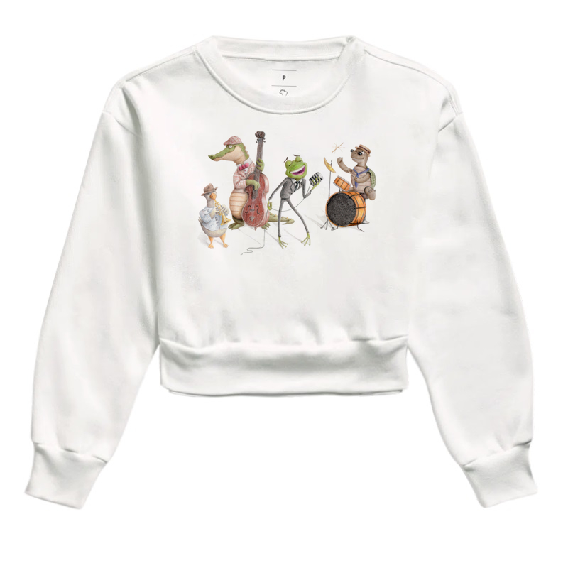 Cropped Moletom Animal Band 