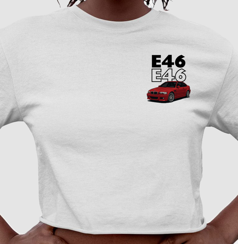 Cropped Camiseta Pocket Edition E46 Imola Red