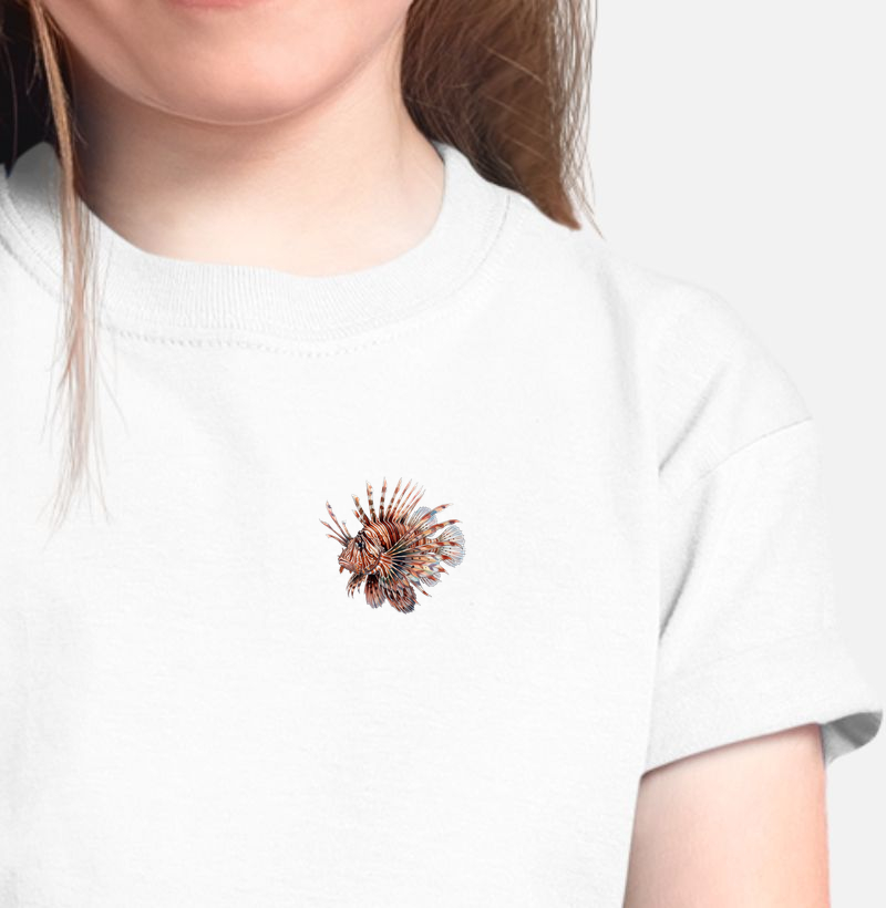 Peixes - Mini - Peixe-Leão - Infantil - Camiseta Infantil