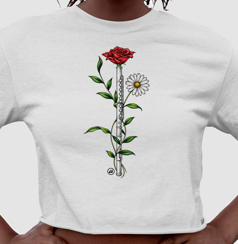 Flauta Transversal e Flores