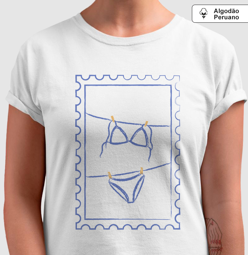 Camiseta Algodão Peruano Sun