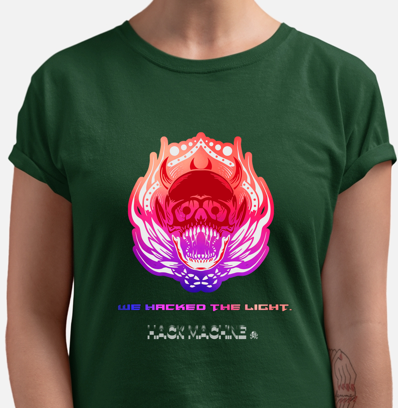 Camiseta Skullware We Hacked the Light | Hack Machine™