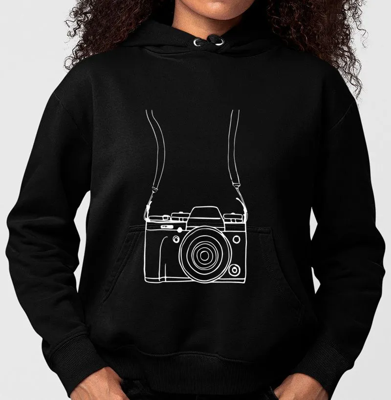 Moletom câmera fotográfica