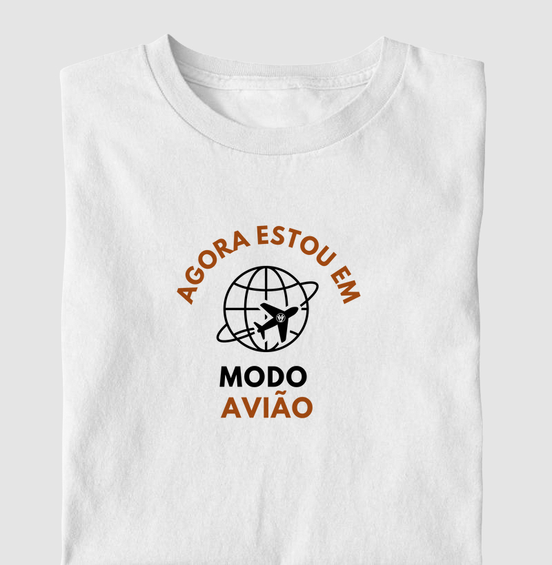 Agora estou em modo avião