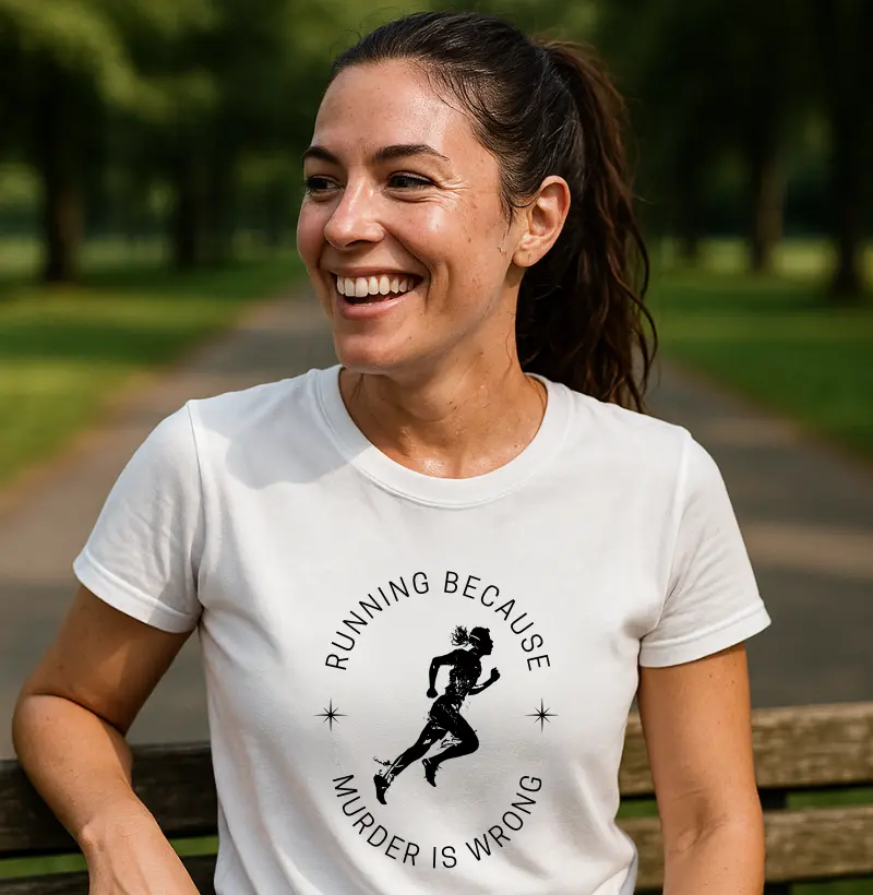 Running because murder is wrong