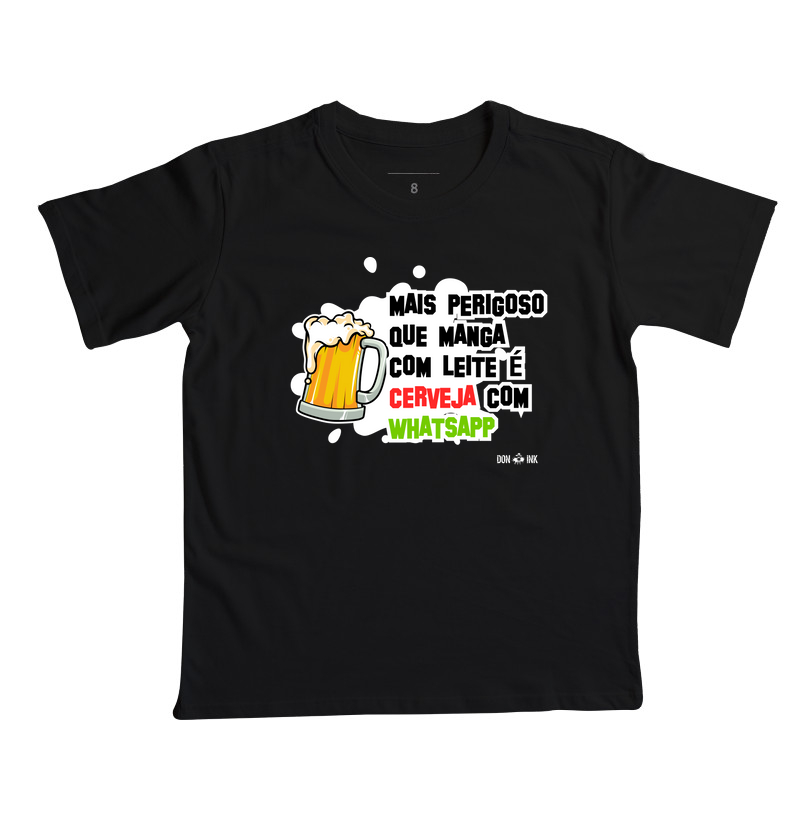 Mais perigoso que manga com leite é cerveja com whatsapp