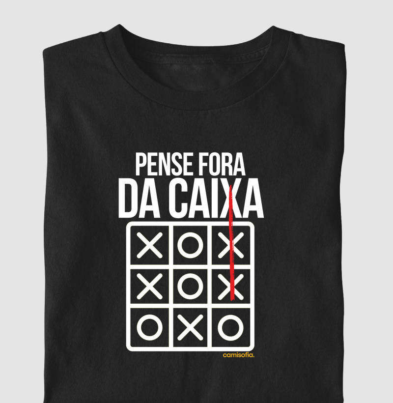 Camiseta Pense Fora da Caixa