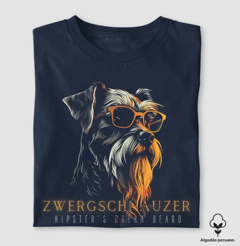 Hipster's Beard Dog Premium