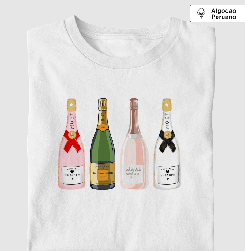Camiseta Vinho - Icones de Champagne