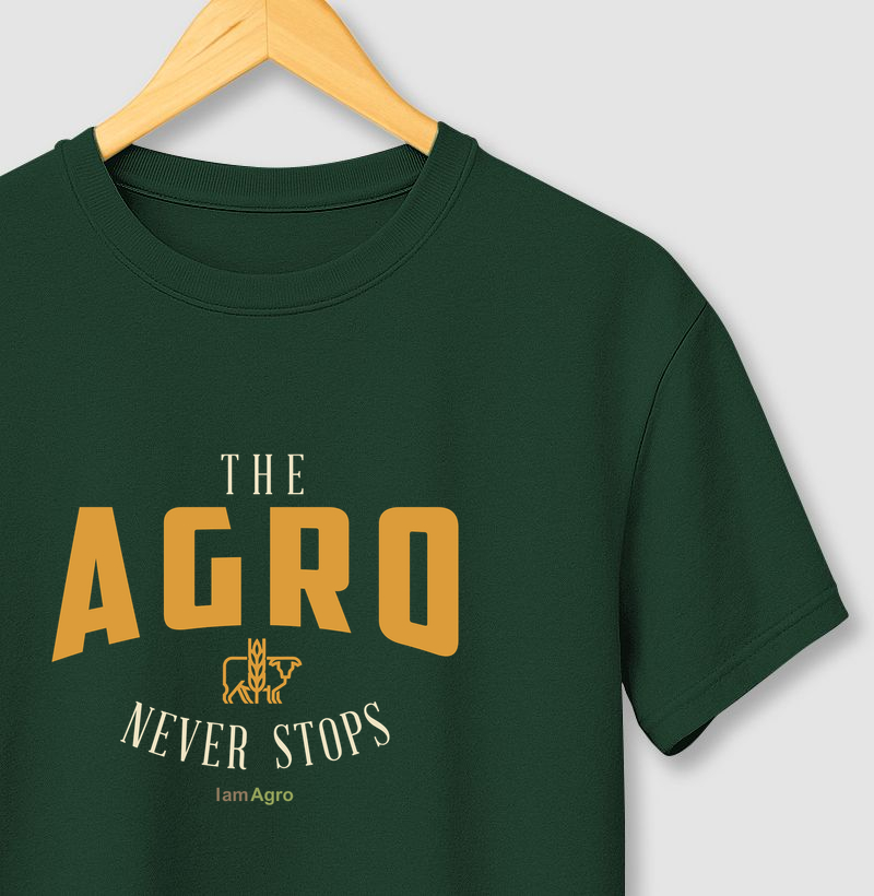 Camiseta The Agro Never Stops
