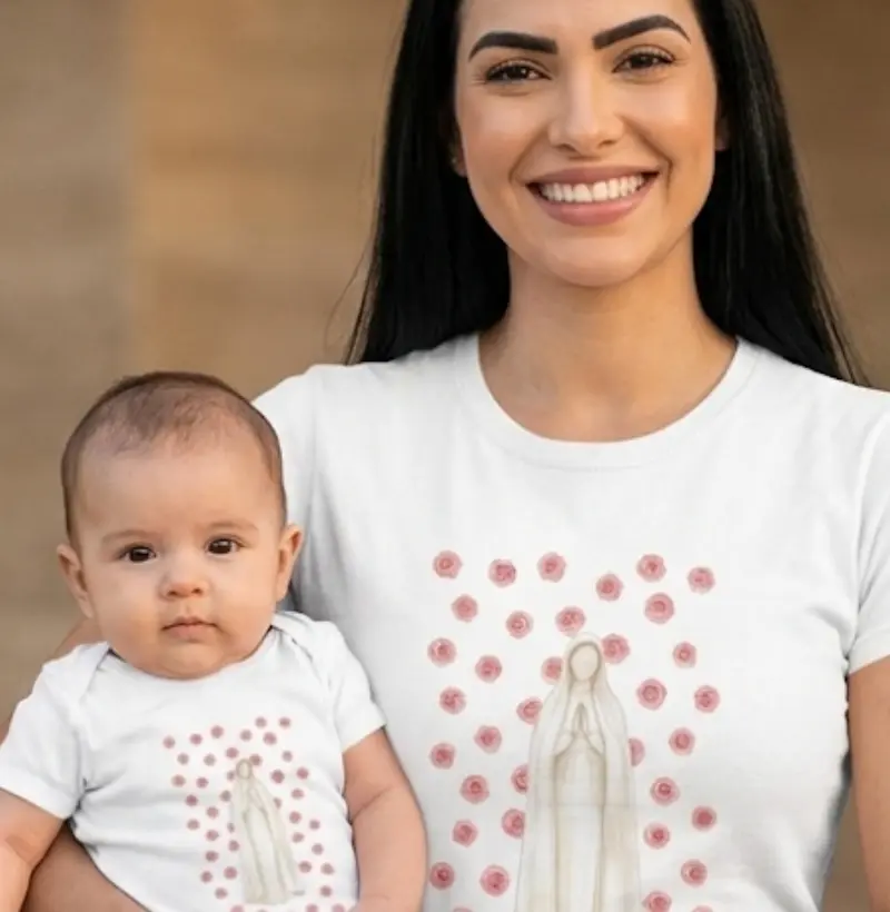 Nossa Senhora de Fátima Aquarela