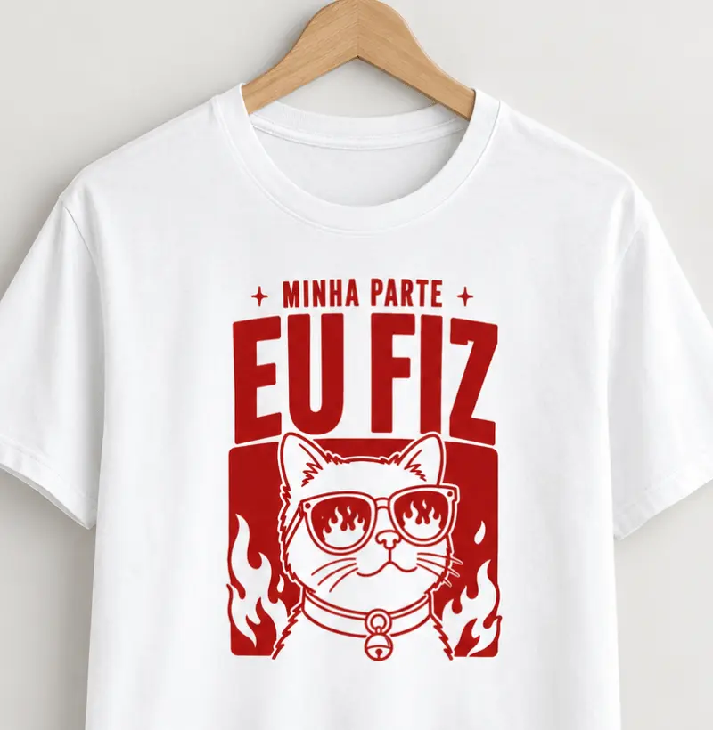 minha parte eu fiz