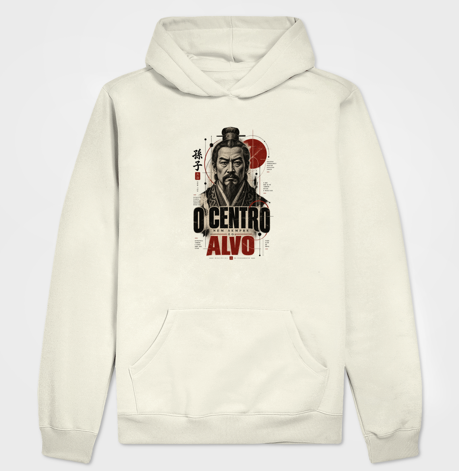 Sun Tzu - O Centro Nem Sempre é o Alvo - Hoodie Moletom