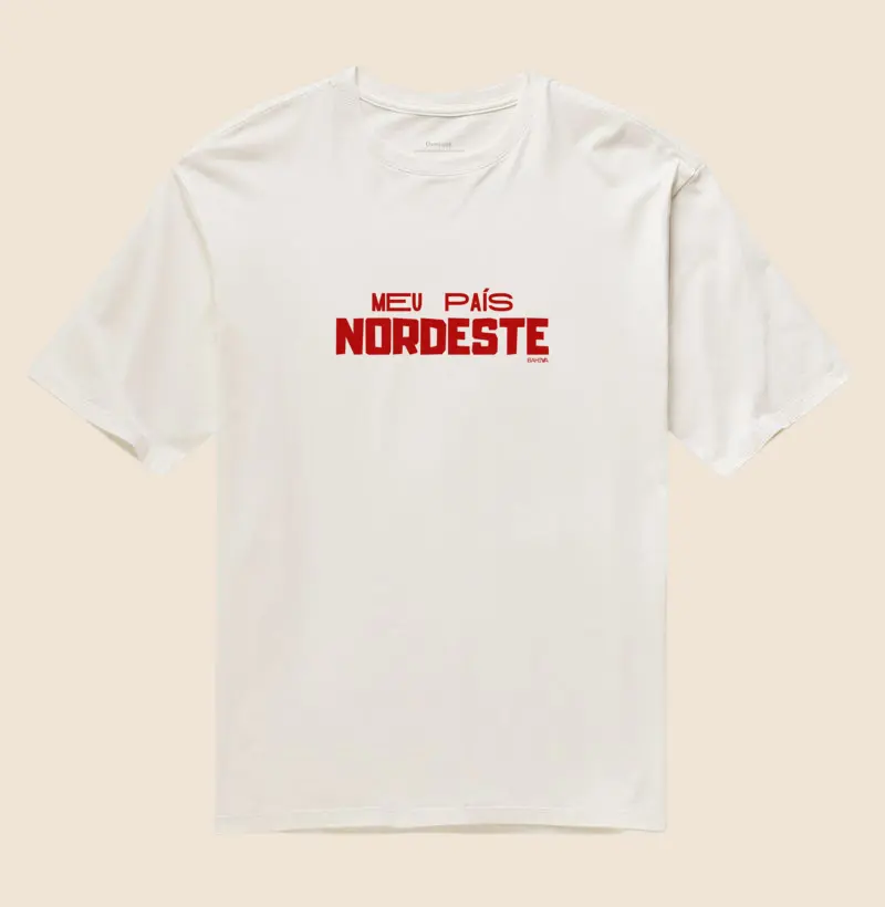 Meu país Nordeste - Camiseta Oversized