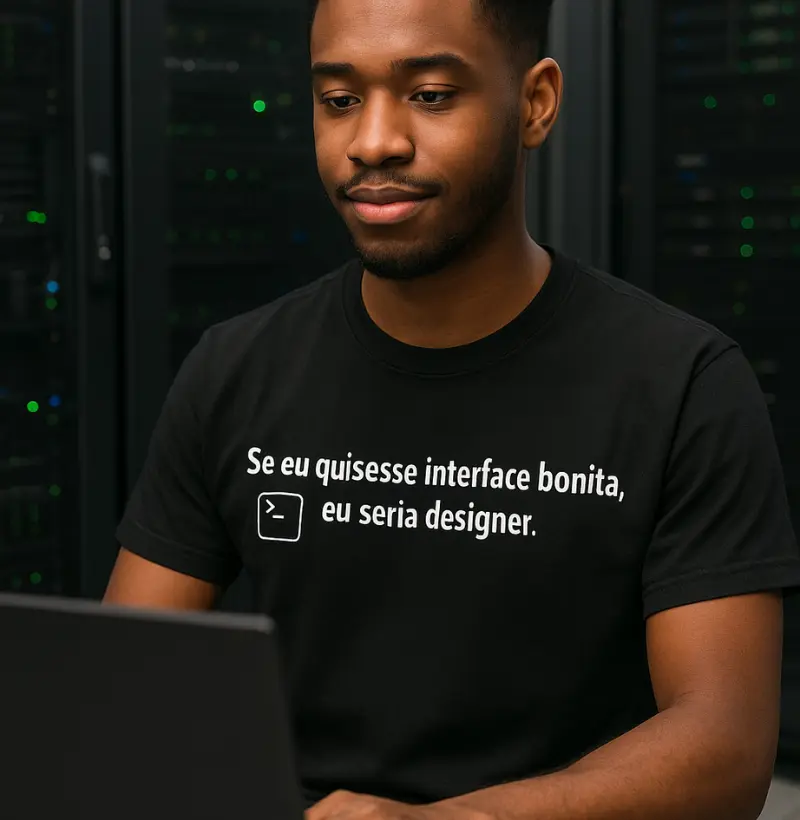 Se eu quisesse interface bonita, eu seria designer.