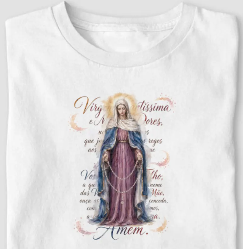 NOSSA SENHORA DAS LÁGRIMAS - AQUARELA