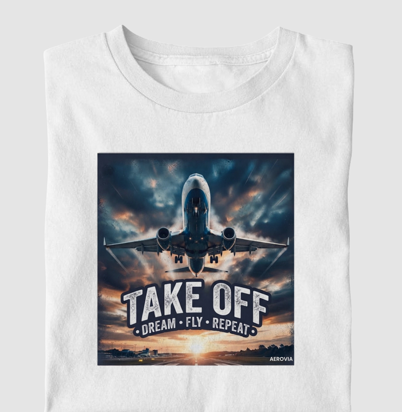 Camiseta Aerovia Take Off sunset