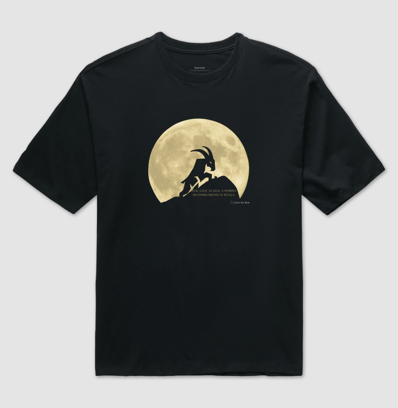 Camiseta maçonaria - Bode no luar