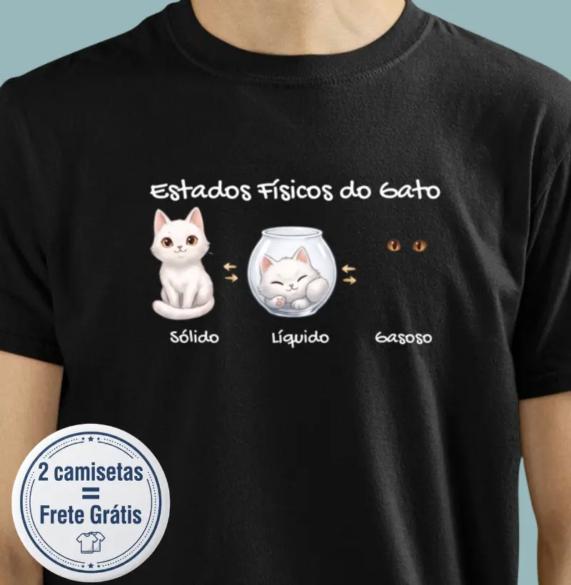 Camiseta Premium Ciências