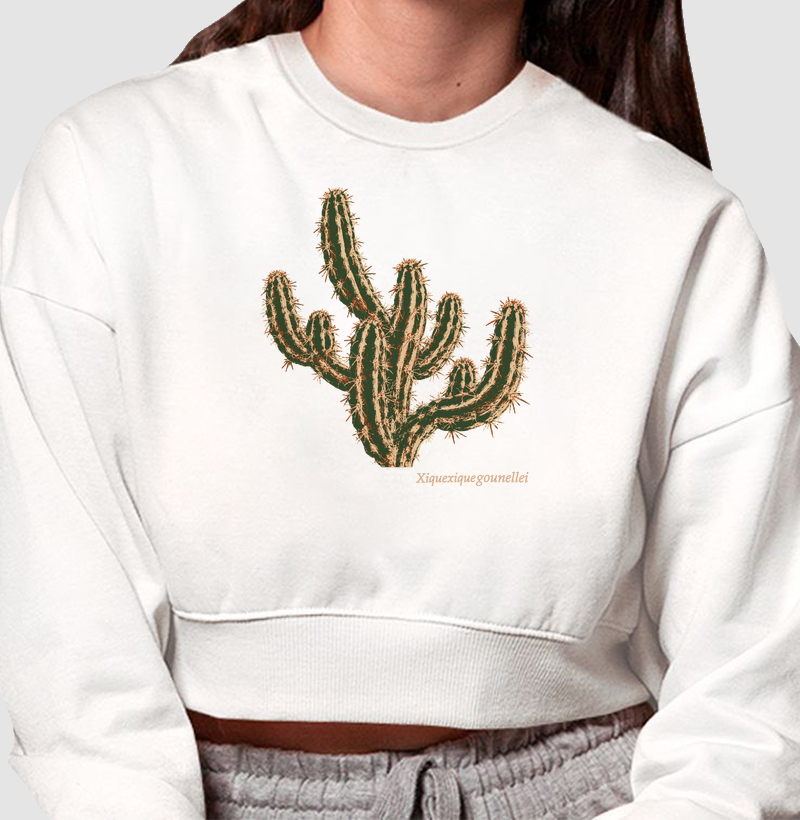 Xique-xique - Cropped Moletom