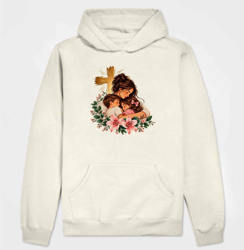Hoodie Moletom Amor de Mãe - Hoodie Moletom