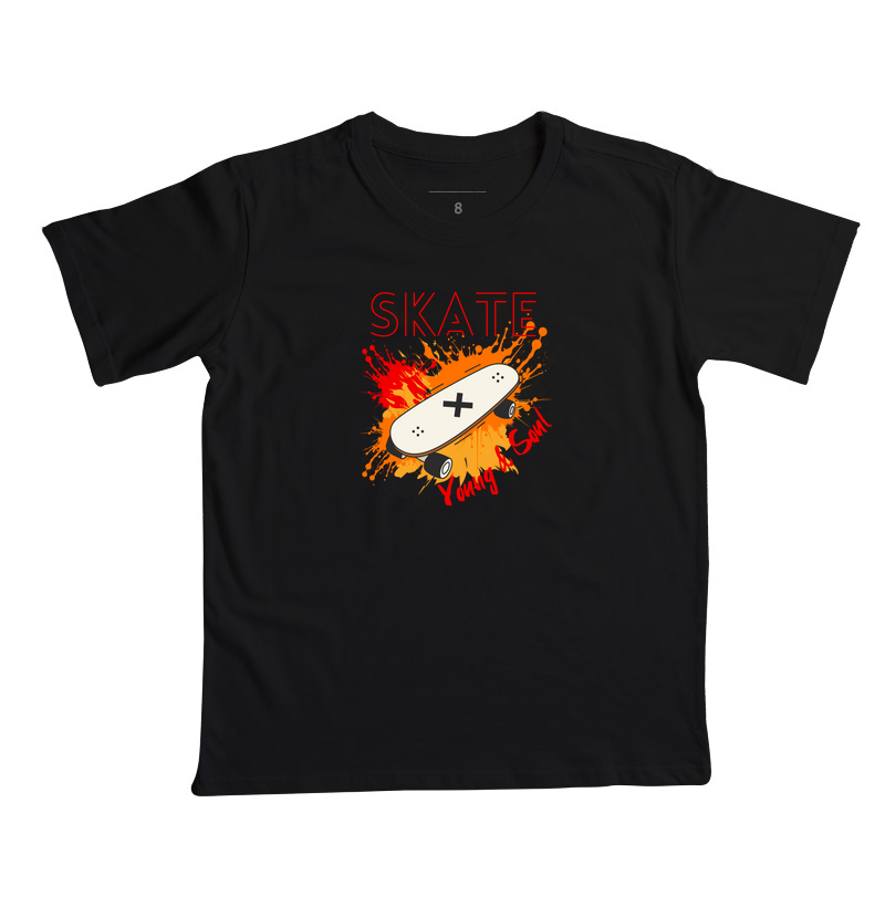 Camiseta Skate - Young & Soul
