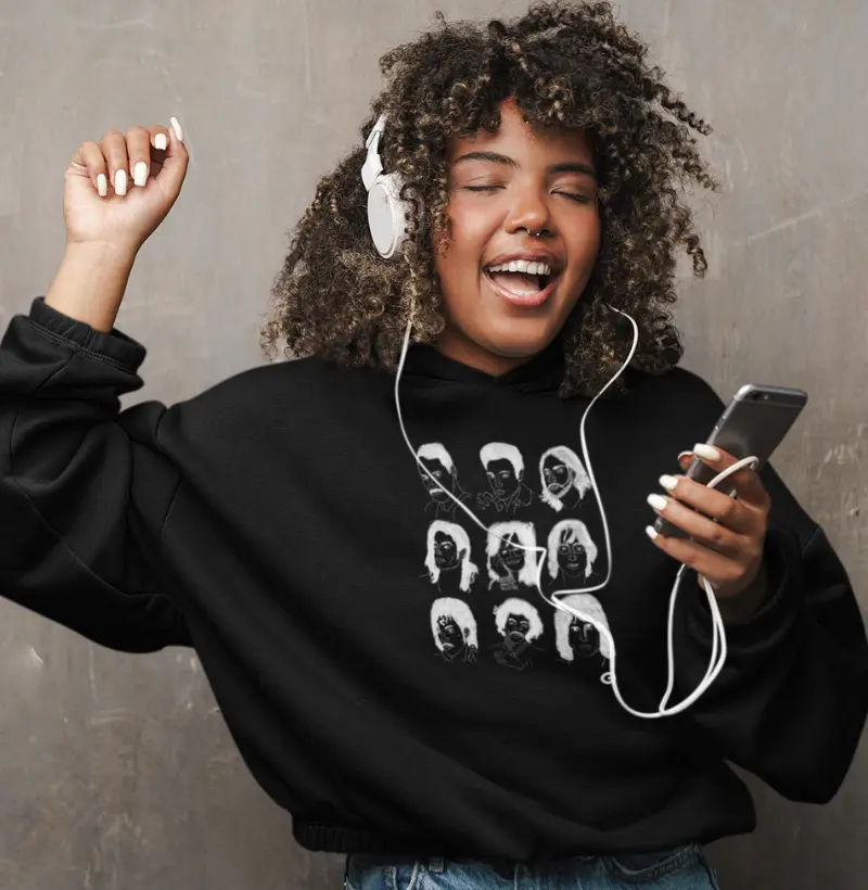 Moletom Cropped Mix Rock by João Pedro Pacheco