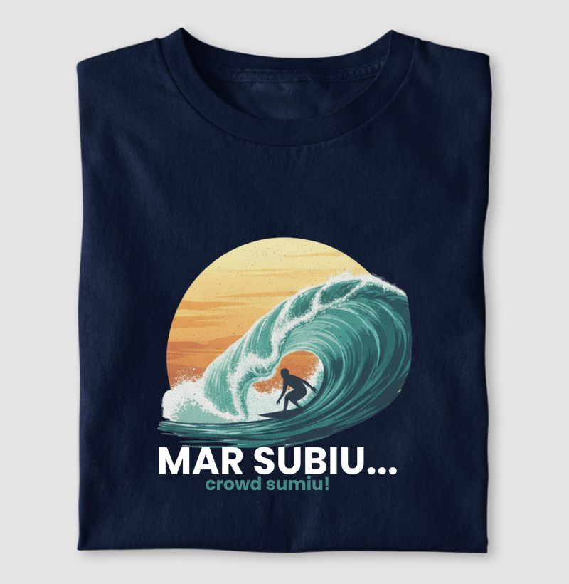 Mar subiu... Crowd sumiu!