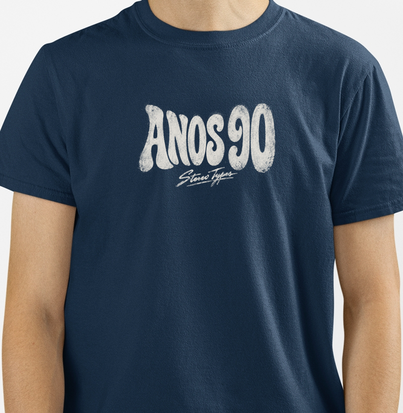 ANOS 90 · Carvão · Traço Claro · STEREO TYPES