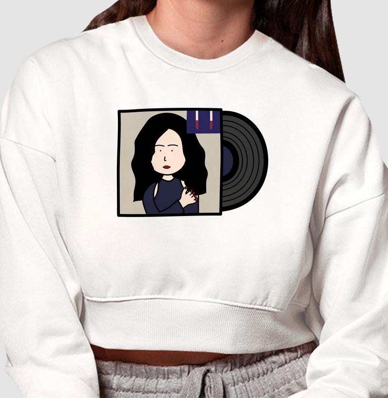 Cropped Moletom Inspiração Vamp