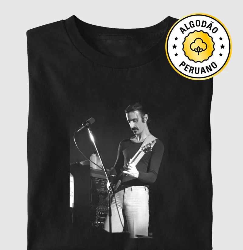 Frank Zappa, 1977 - Camiseta Algodão Peruano