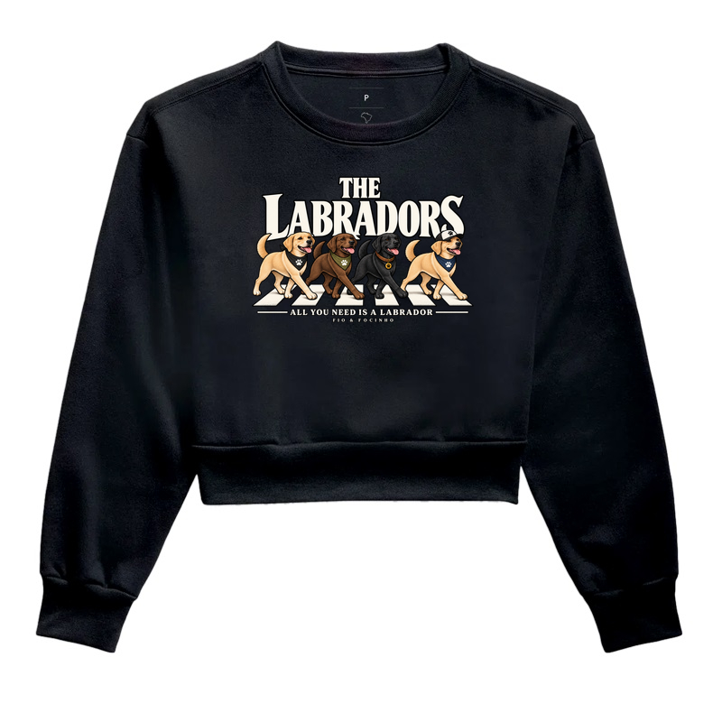 Camiseta Labrador / Pet Lovers | The Labradors - Cropped Moletom