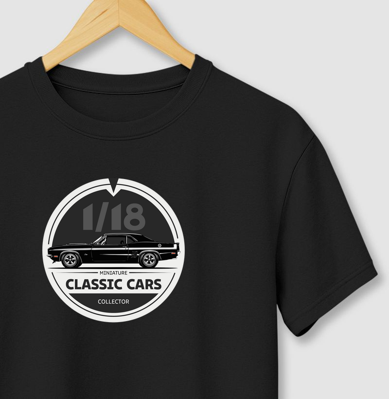 Camiseta estampada para colecionador de miniaturas 1/18 bburago maisto kyosho