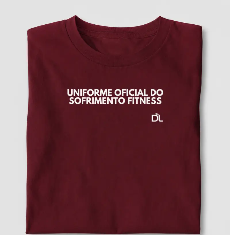 Uniforme Oficial do Sofrimento Fitness