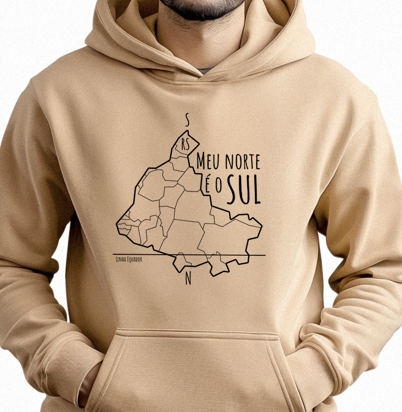 Moletom Meu Norte é o Sul
