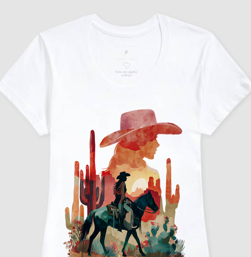 Deserto Camiseta Feminina Agromoda