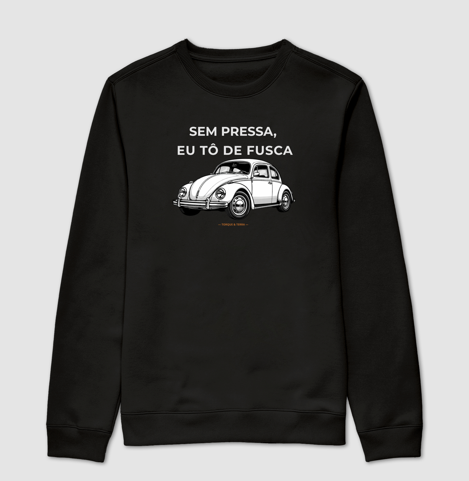 Sem pressa, eu tô de fusca - Branco